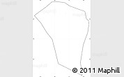 Blank Simple Map of Adjarra, cropped outside