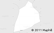 Silver Style Simple Map of Aguegue