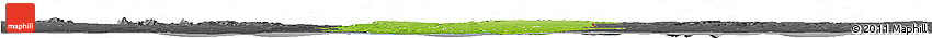 Physical Horizon Map of Oueme, darken, desaturated