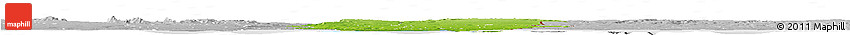 Physical Horizon Map of Oueme, lighten, desaturated