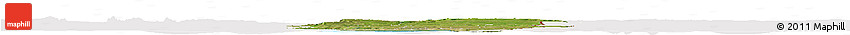 Satellite Horizon Map of Oueme, cropped outside