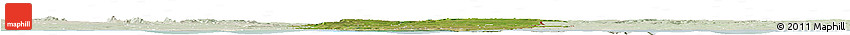 Satellite Horizon Map of Oueme, lighten
