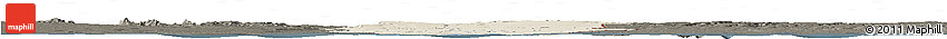 Shaded Relief Horizon Map of Oueme, darken