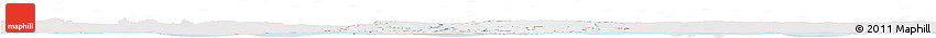 Silver Style Horizon Map of Oueme, single color outside