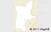 Classic Style Simple Map of Sakete