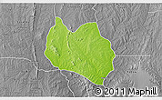 Physical 3D Map of Dassa, desaturated