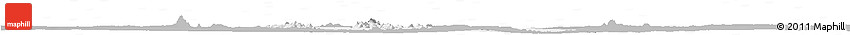 Gray Horizon Map of Dassa, single color outside