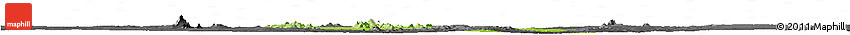 Physical Horizon Map of Dassa, darken, desaturated