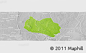 Physical Panoramic Map of Dassa, lighten, desaturated
