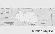 Silver Style Panoramic Map of Dassa