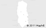 Silver Style Simple Map of Glazoue