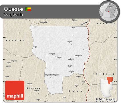 Classic Style Map of Ouesse