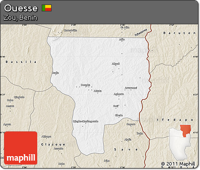 Classic Style Map of Ouesse