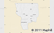 Classic Style Map of Ouesse, single color outside