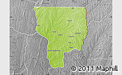 Physical Map of Ouesse, desaturated