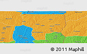 Political Panoramic Map of Ouesse