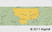 Savanna Style Panoramic Map of Ouesse