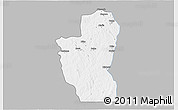 Gray 3D Map of Save, single color outside