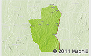Physical 3D Map of Save, lighten