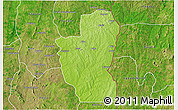 Physical 3D Map of Save, satellite outside