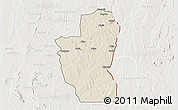 Shaded Relief 3D Map of Save, lighten