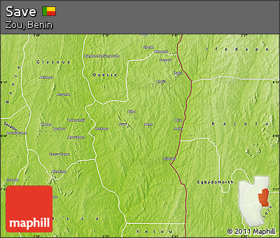 Physical Map of Save