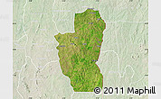 Satellite Map of Save, lighten