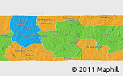 Political Panoramic Map of Save