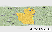 Savanna Style Panoramic Map of Save