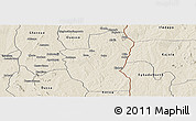 Shaded Relief Panoramic Map of Save