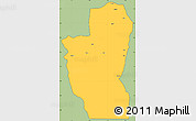 Savanna Style Simple Map of Save, cropped outside
