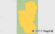 Savanna Style Simple Map of Save