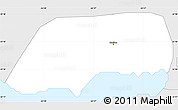 Silver Style Simple Map of Hamilton Municipality