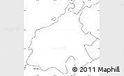 Blank Simple Map of Hamilton