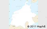 Classic Style Simple Map of Hamilton