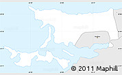 Silver Style Simple Map of Pembroke