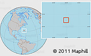 Gray Location Map of Saint George's