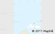Classic Style Simple Map of Saint George's