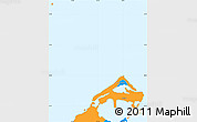 Political Simple Map of Saint George's