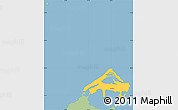 Savanna Style Simple Map of Saint George's