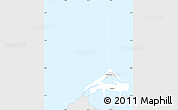 Silver Style Simple Map of Saint George's