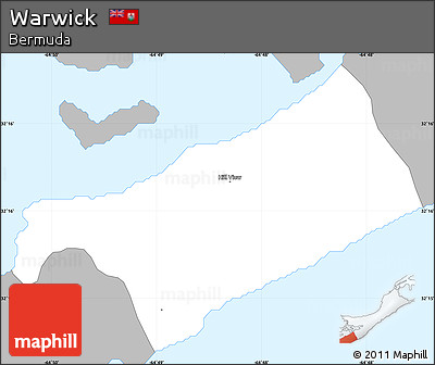 Gray Simple Map of Warwick