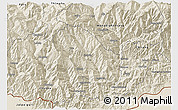 Shaded Relief 3D Map of Daga
