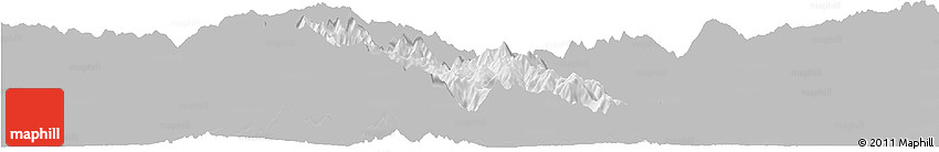 Gray Horizon Map of Daga, single color outside