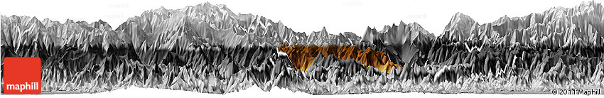 Physical Horizon Map of Daga, desaturated