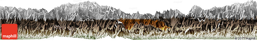 Physical Horizon Map of Daga, semi-desaturated