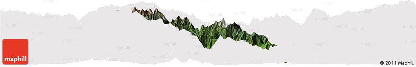 Satellite Horizon Map of Daga, cropped outside
