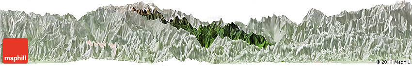 Satellite Horizon Map of Daga, lighten