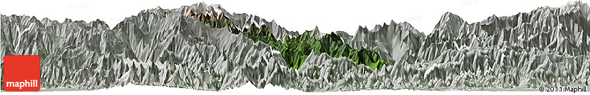 Satellite Horizon Map of Daga, lighten, semi-desaturated
