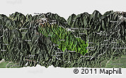 Satellite Panoramic Map of Daga, semi-desaturated